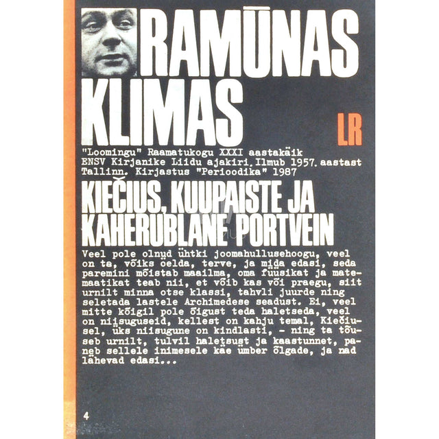 Ramunas Klimas - Kiecius, kuupaiste ja Kaherublane Portvein