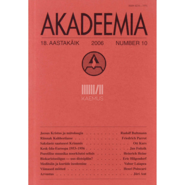 ... - Akadeemia 10/2006