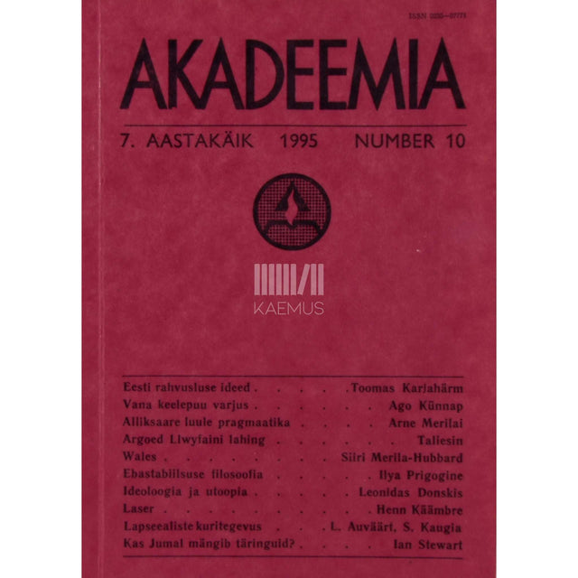 … - Akadeemia 10/1995