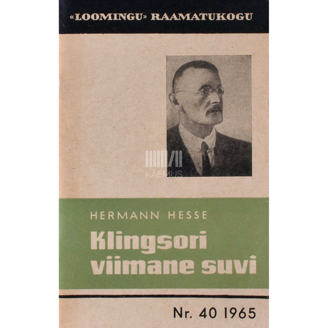 Hermann Hesse - Klingsori viimane suvi