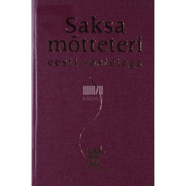 Saksa mõtteteri eesti vastetega