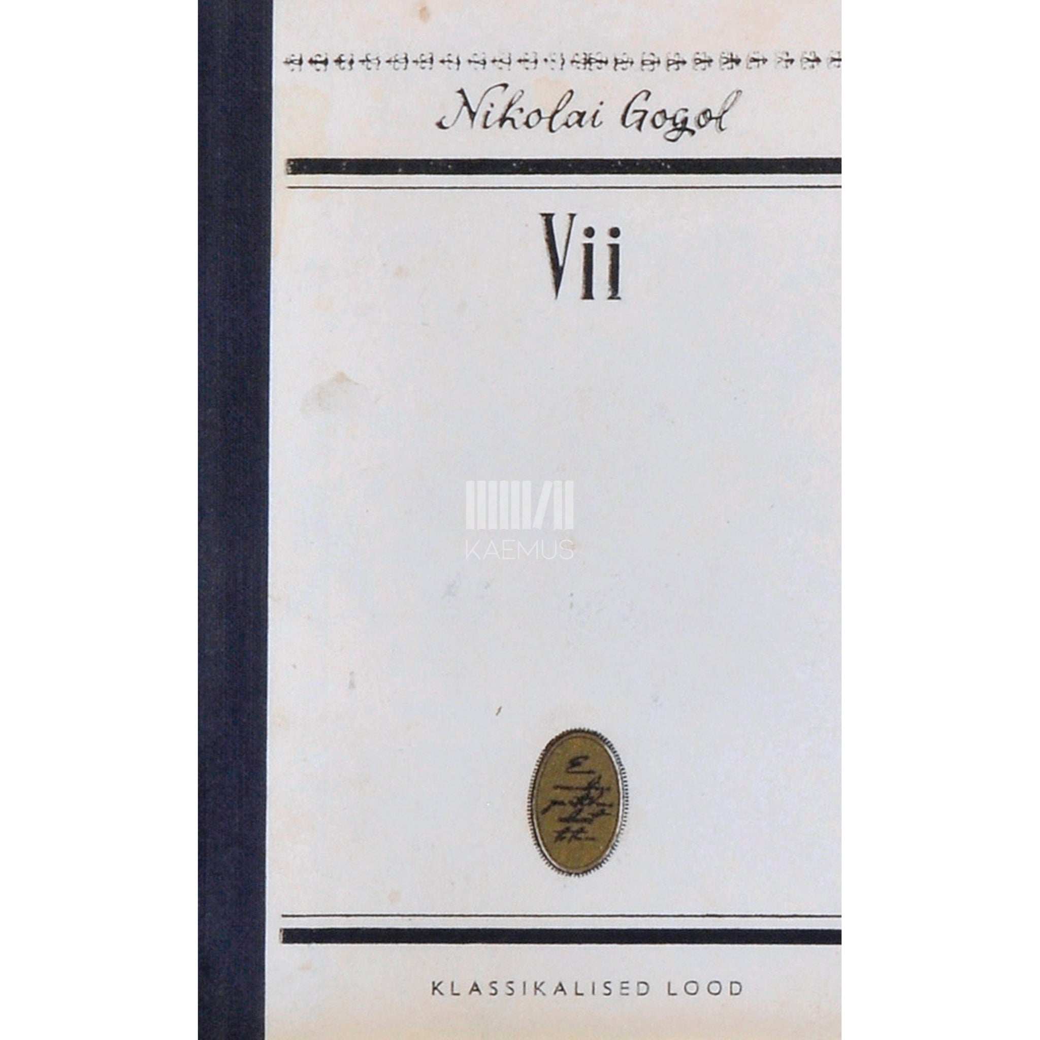 Nikolai Gogol Vii. Õudusjutt