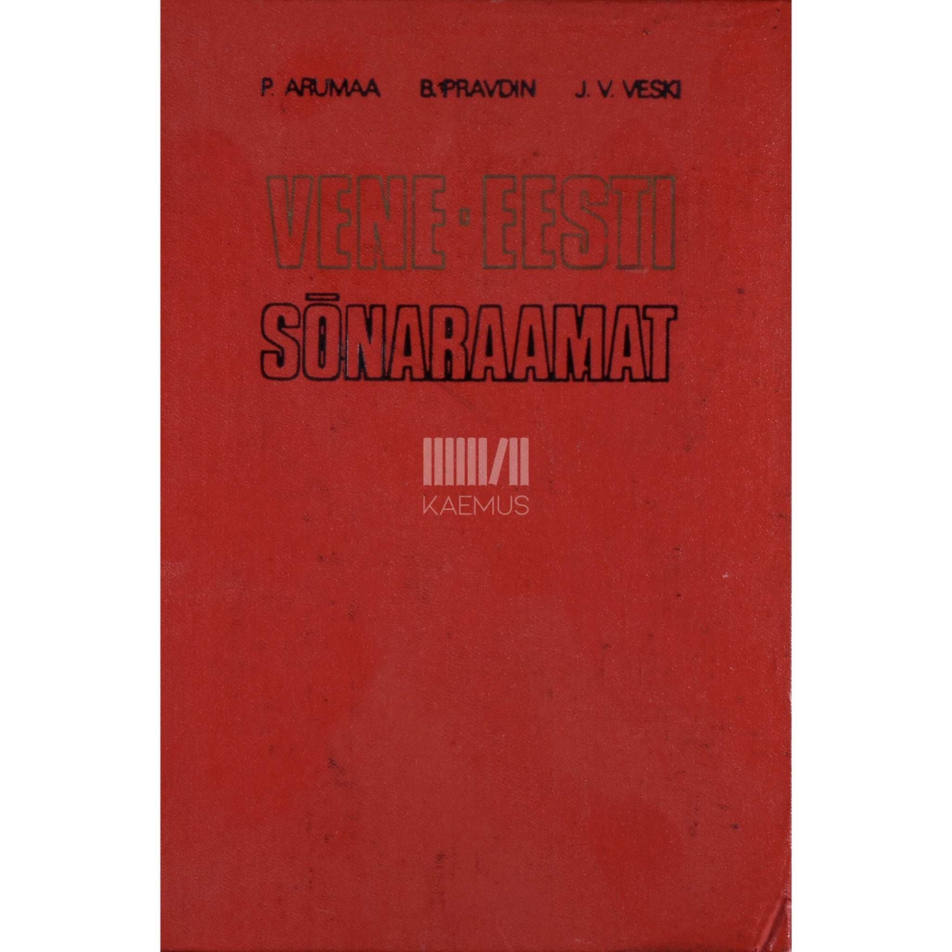 … - Vene-eesti sõnaraamat 1. osa