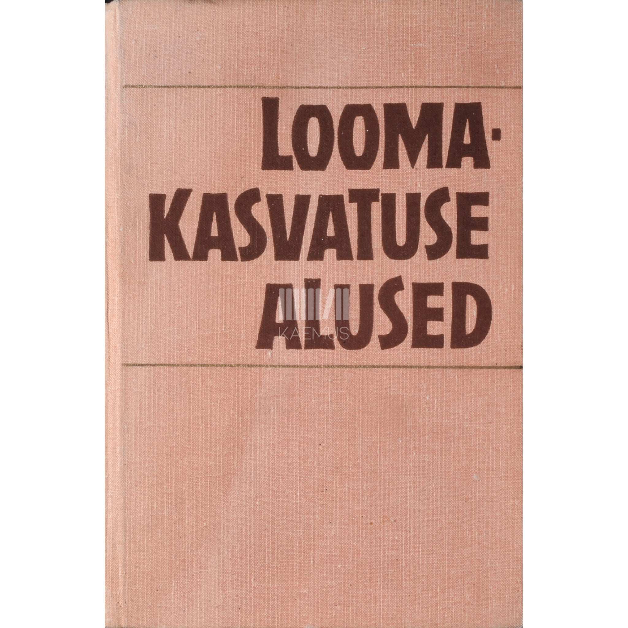 … Loomakasvatuse alused