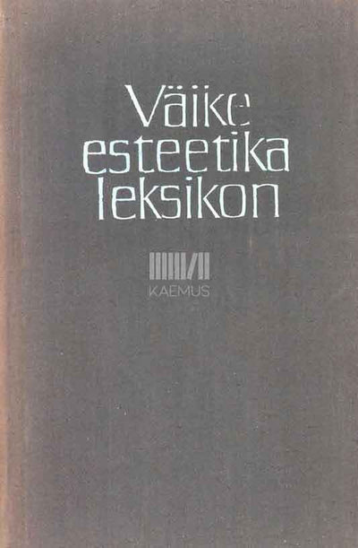 Väike esteetika leksikon - Kaemus