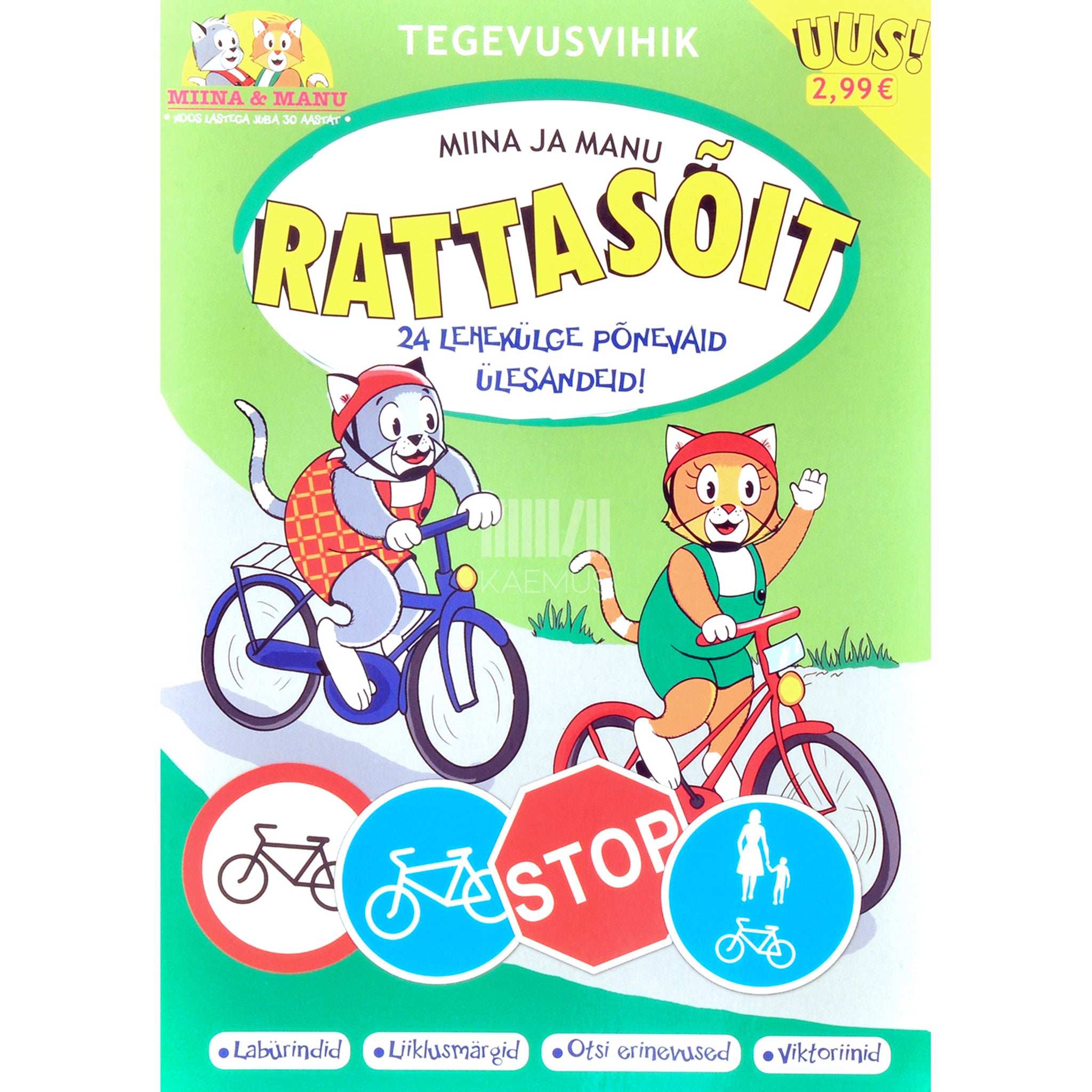 … Tegevusvihik Miina ja Manu rattasõit