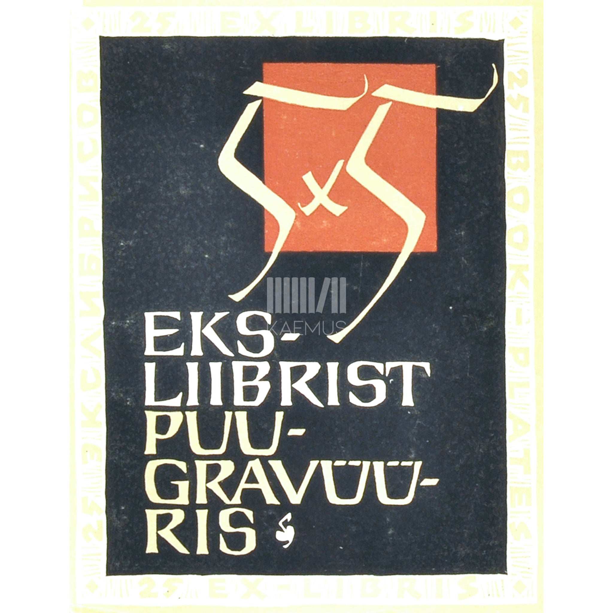 … 5 x 5 eksliibrist puugravüüris