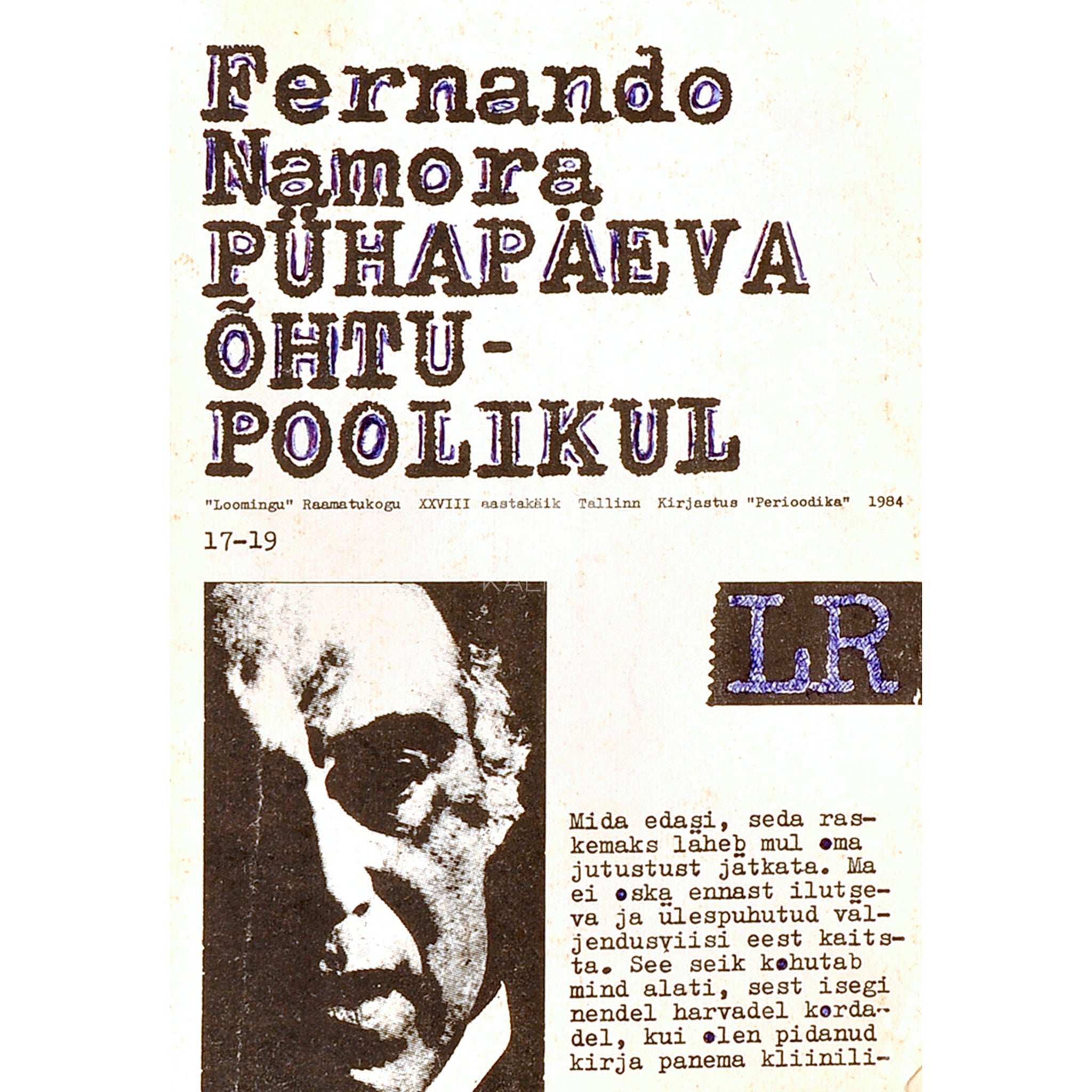 Fernando Namora Pühapäeva õhtupoolikul