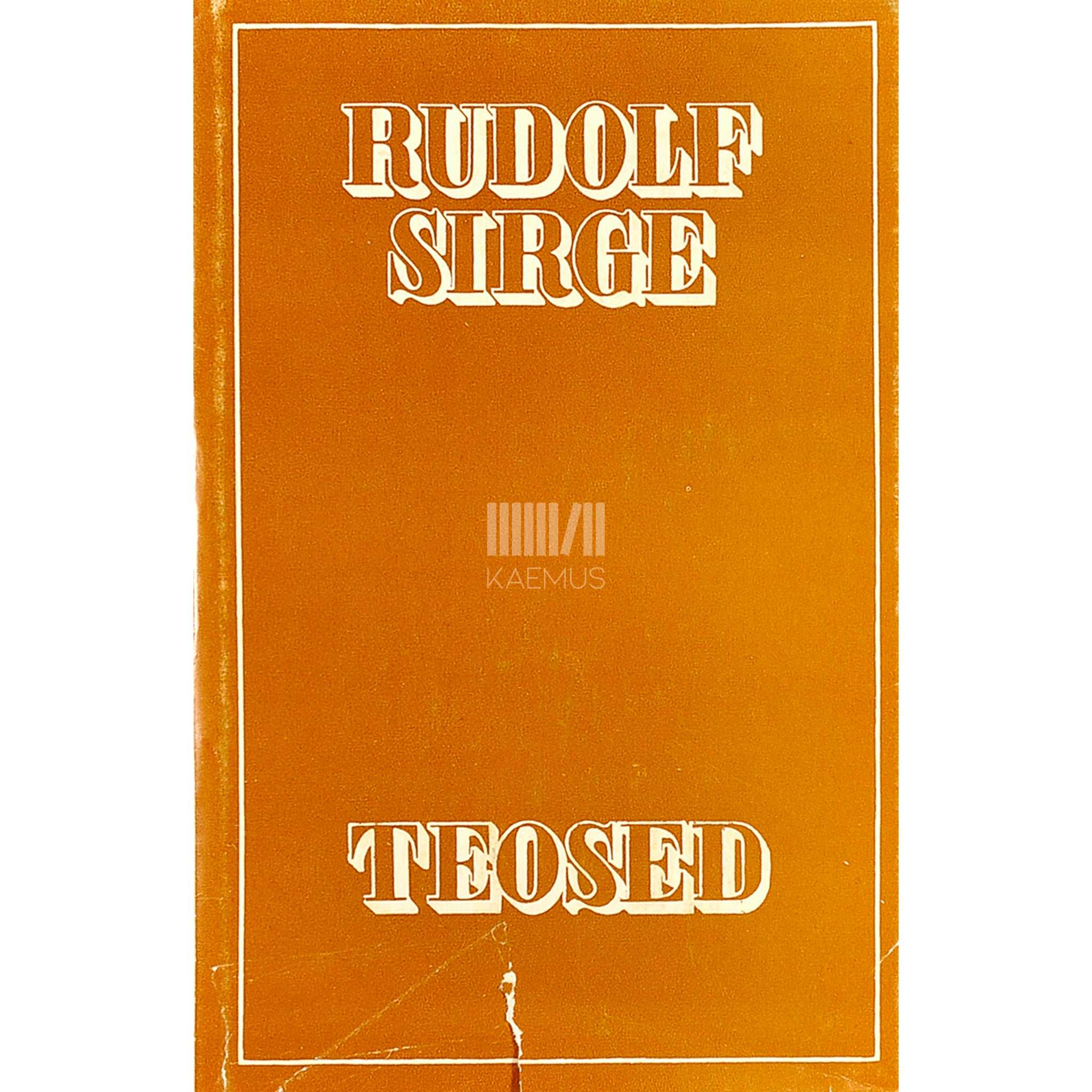 Rudolf Sirge Lühiproosa. 1924-1938 1. osa