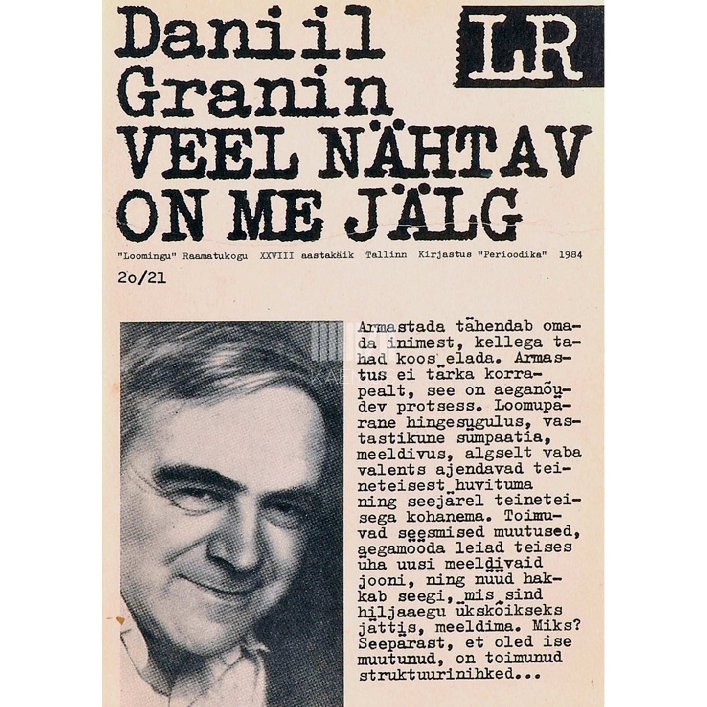 Daniil Granin - Veel nähtav on me jälg
