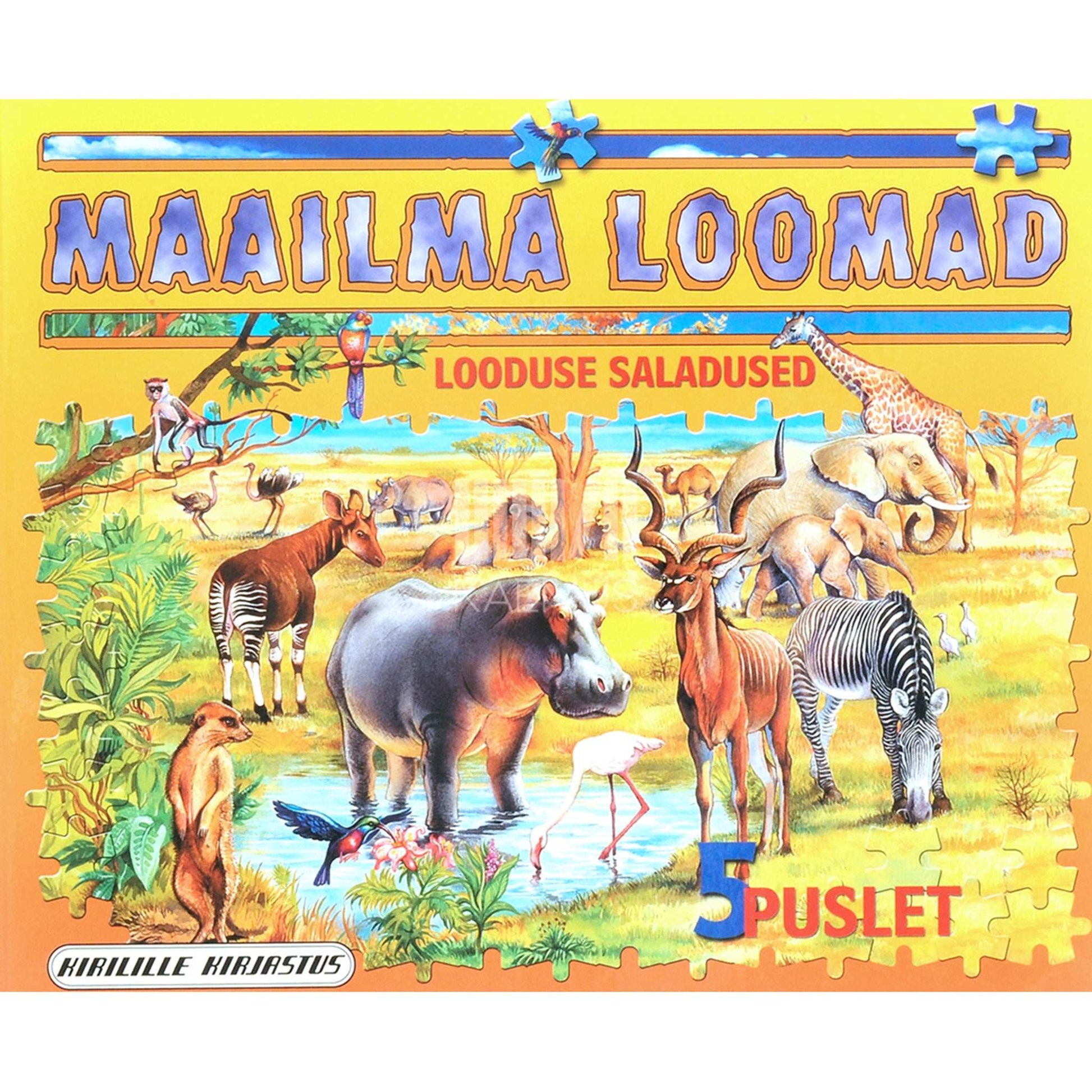 Katarzyna Bulman - Maailma loomad. Looduse saladused. 5 puslet