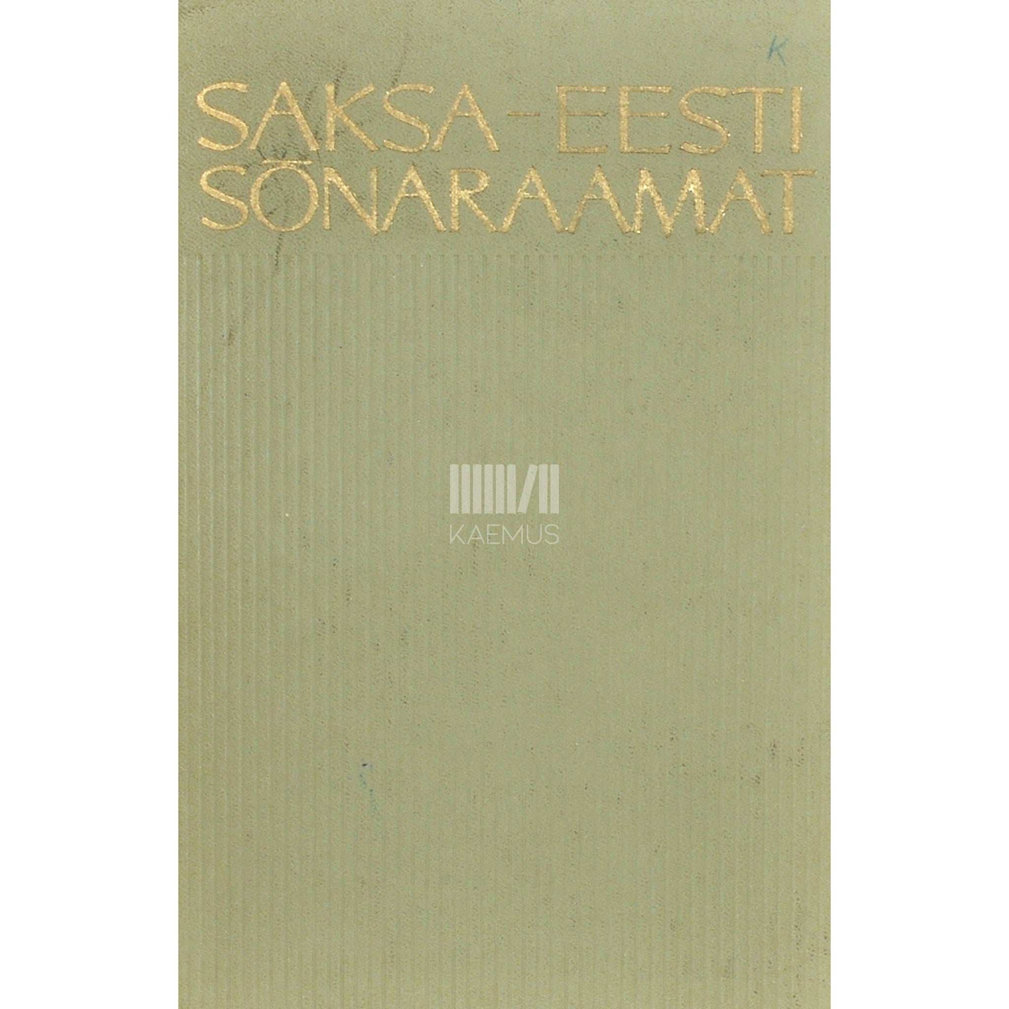 Ralf Lesthal Saksa-eesti sõnaraamat. Koolidele