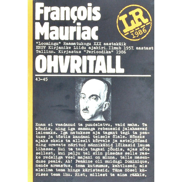 Francois Mauriac - Ohvritall