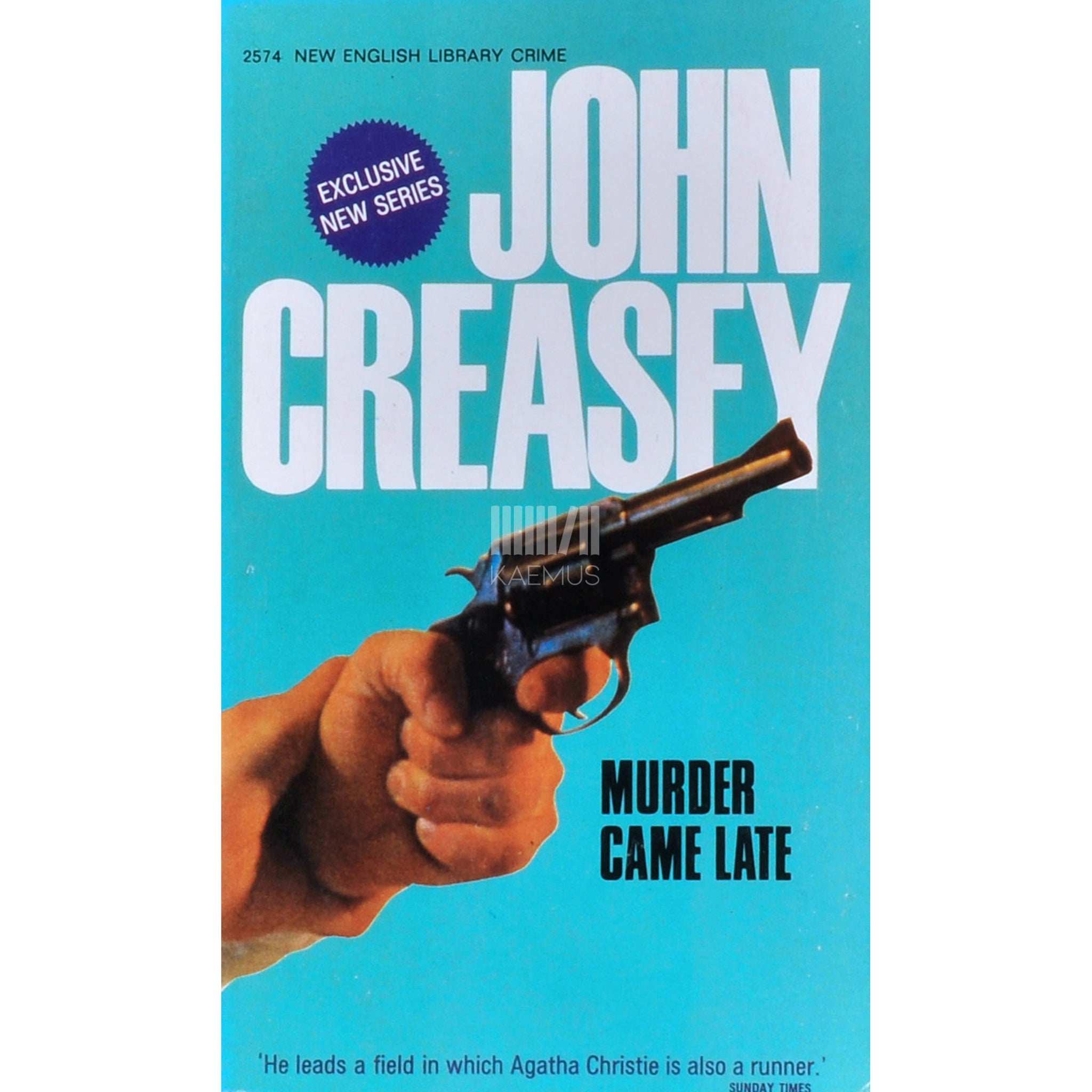 John Creasey Murder Came Late