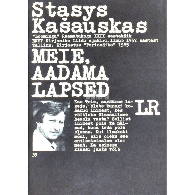 Stasys Kašauskas - Meie, Aadama lapsed. Irooniline proosa