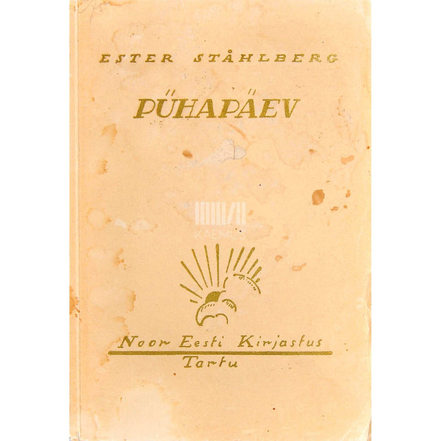 Ester Ståhlberg - Pühapäev