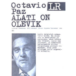 Octavio Paz Alati on olevik