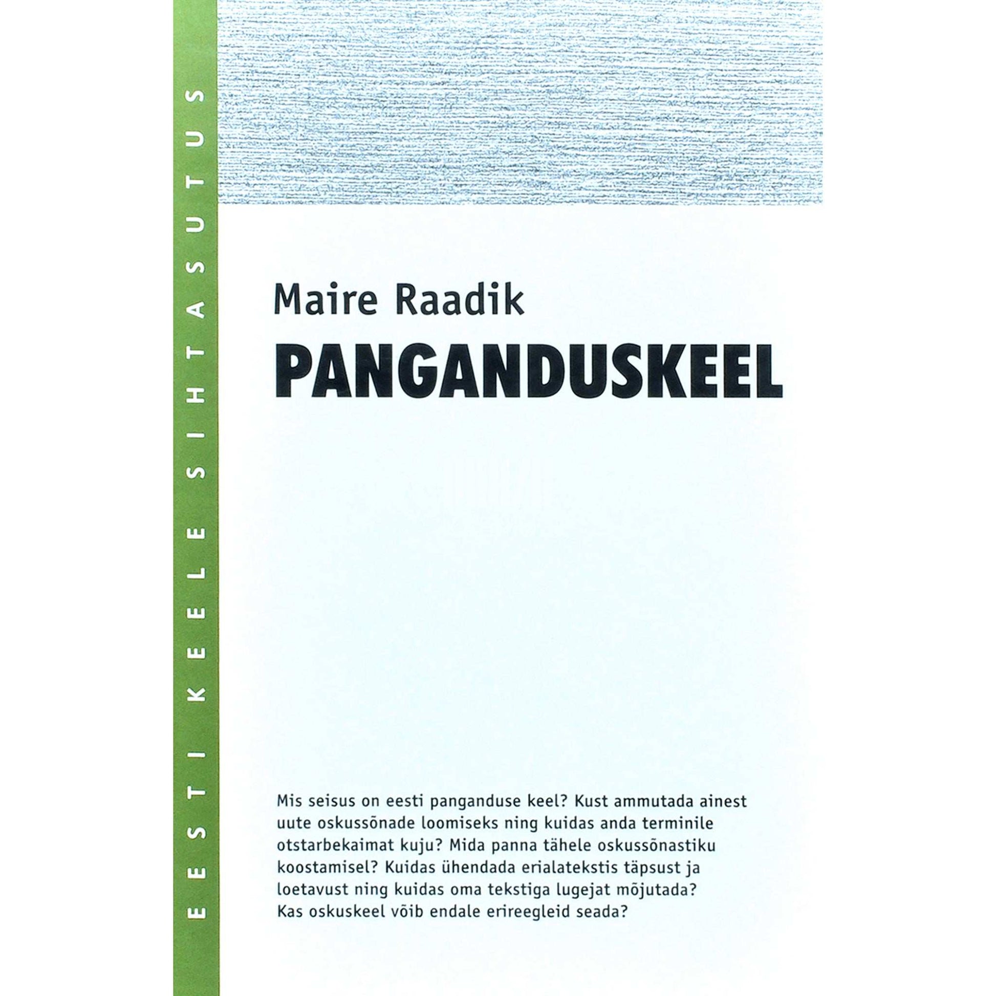 Maire Raadik - Panganduskeel