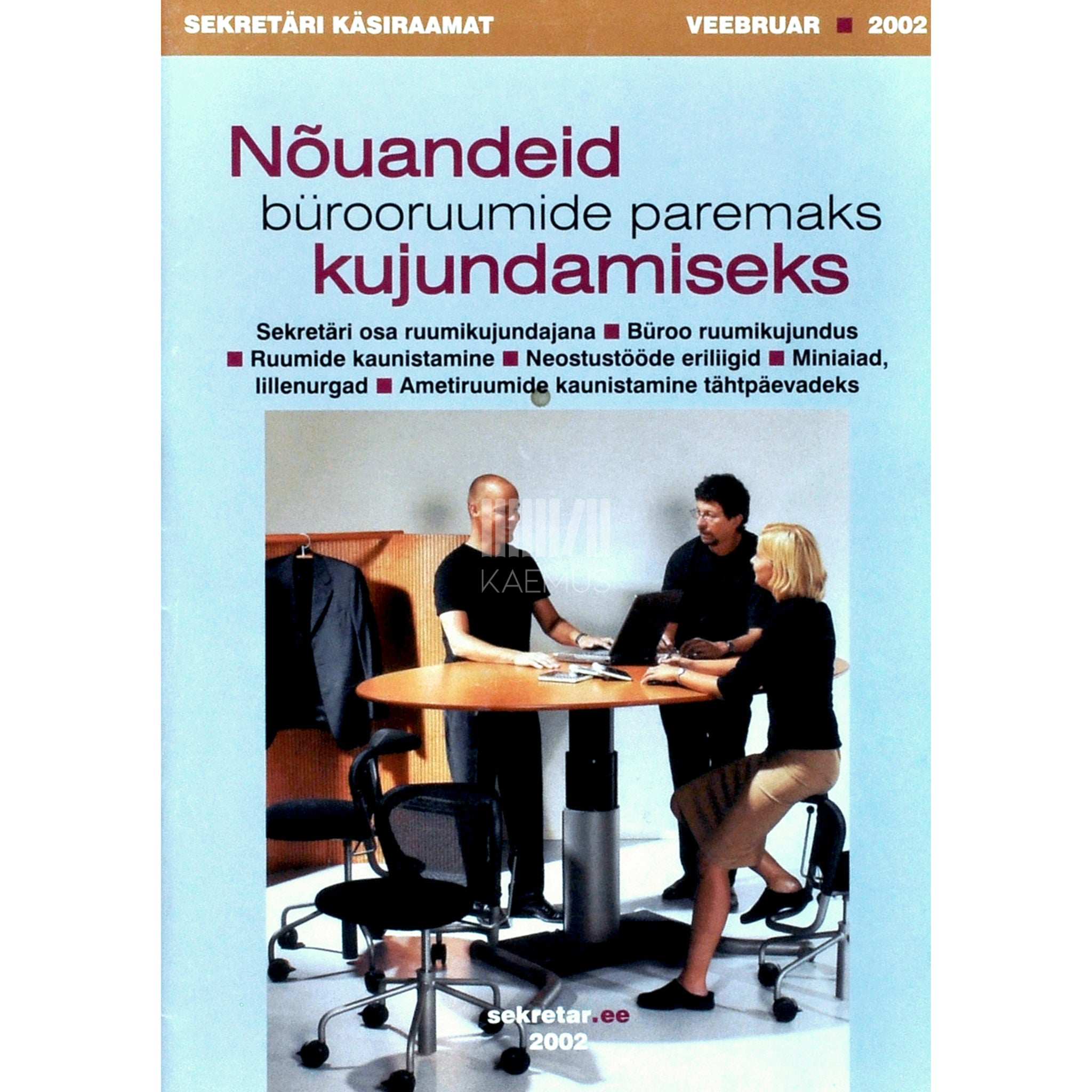 Anne Toomela Nõuandeid bürooruumide paremaks kujundamiseks