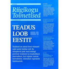 ... Riigikogu toimetised 40. osa