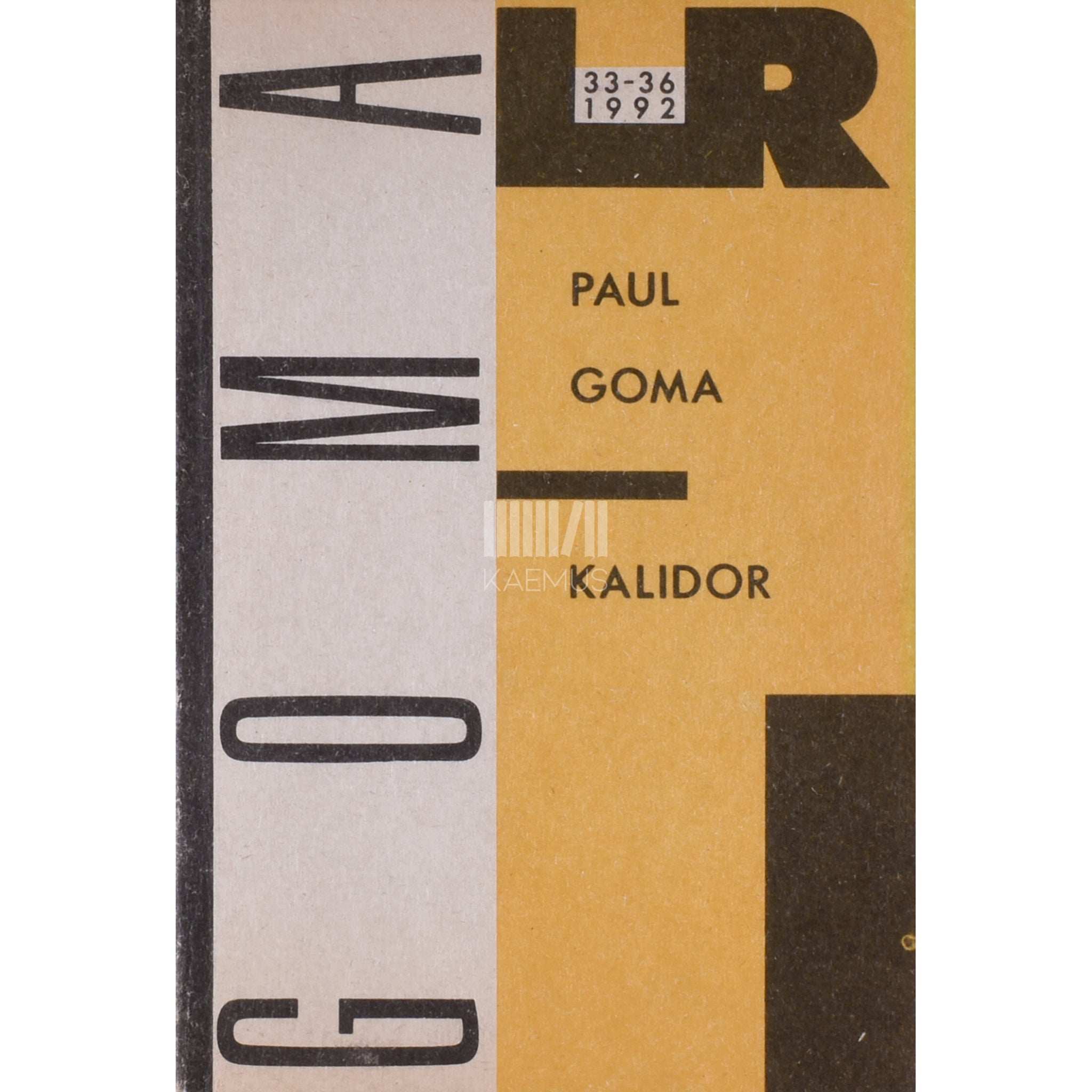 Paul Goma Kalidor. Lapsepõlv Basarabias