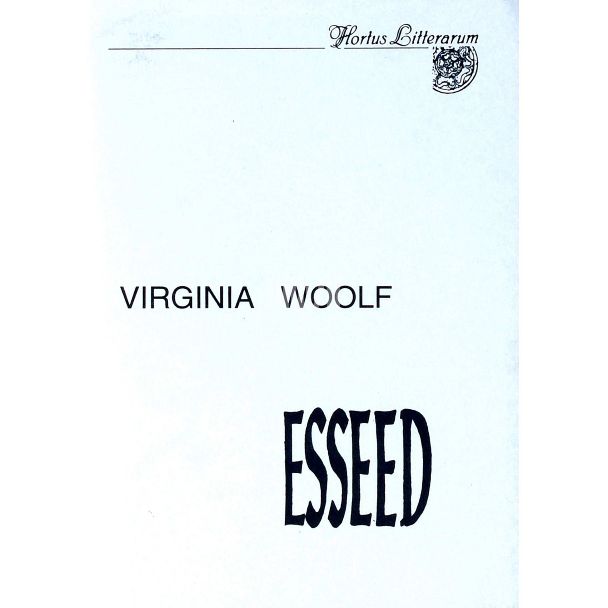 Virginia Woolf - Esseed