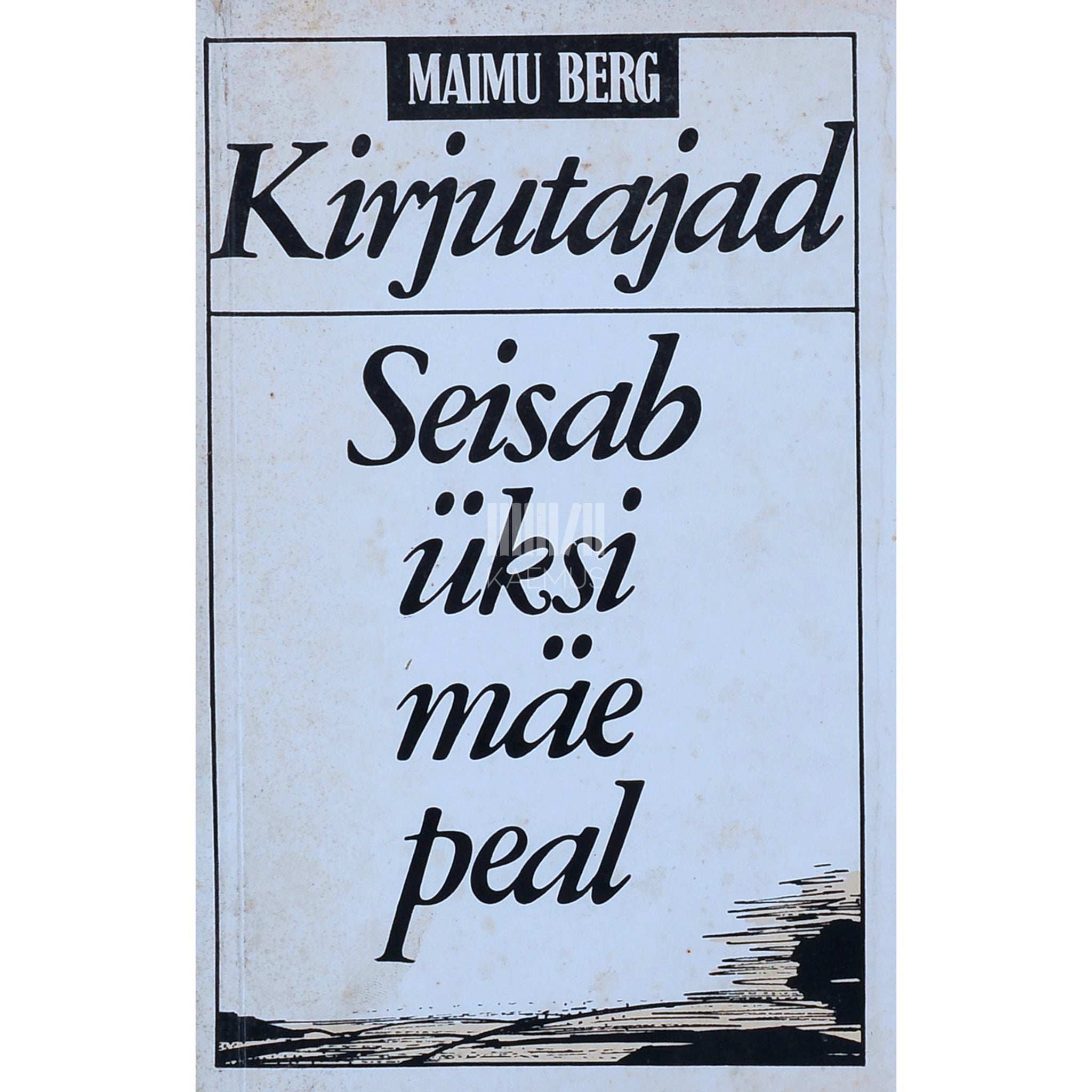 Maimu Berg Kirjutajad. Seisab üksi mäe peal