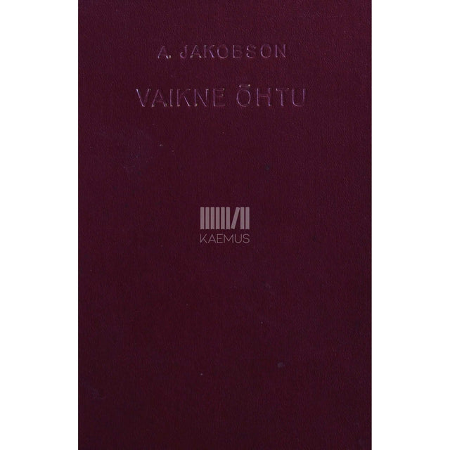 August Jakobson - Vaikne õhtu