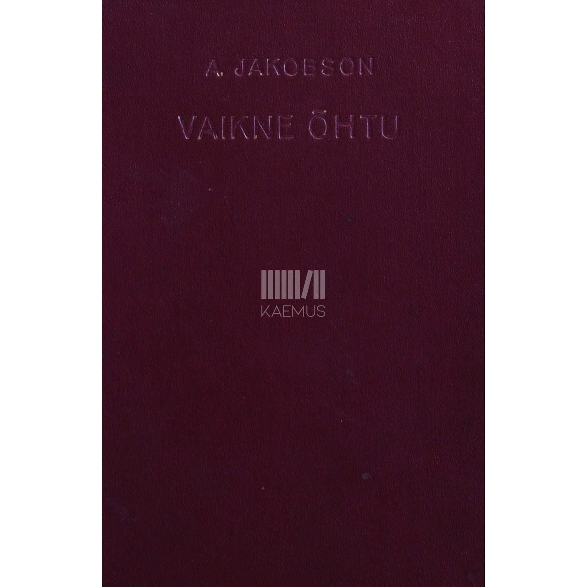 August Jakobson Vaikne õhtu