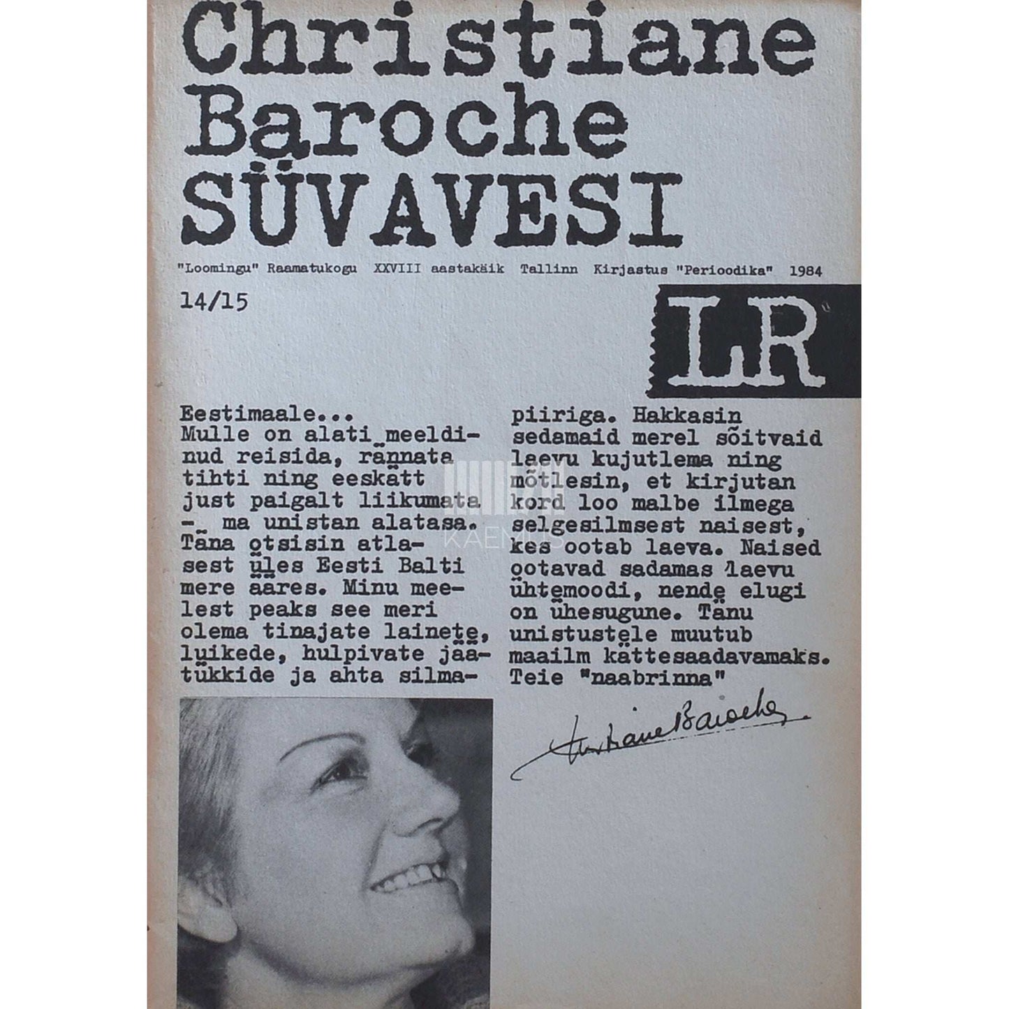 Christiane Baroche - Süvavesi
