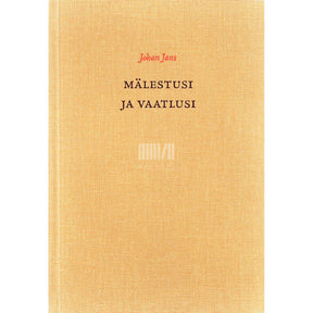 Johan Jans Mälestusi ja vaatlusi