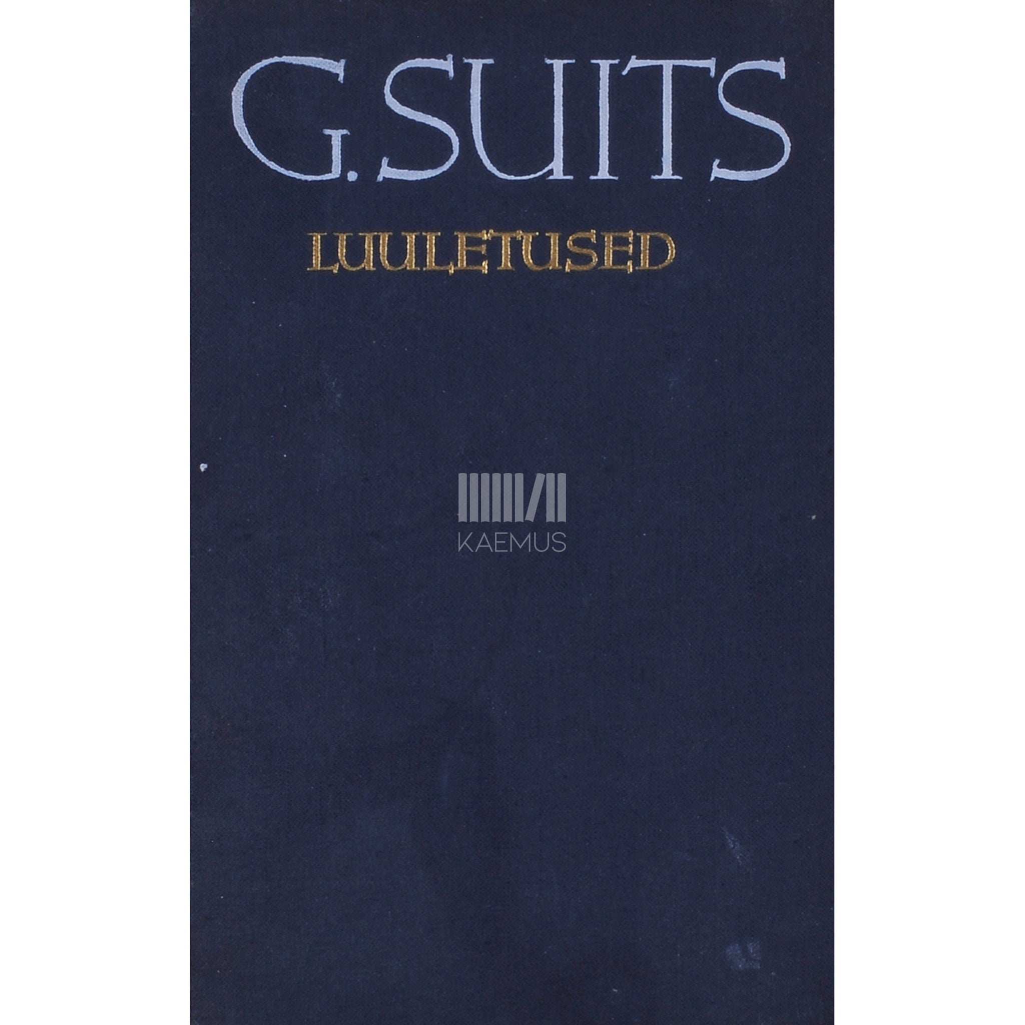 Gustav Suits Luuletused