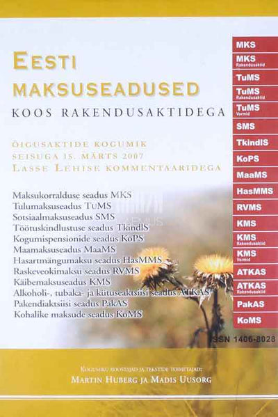 Eesti maksuseadused koos rakendusaktidega - Kaemus