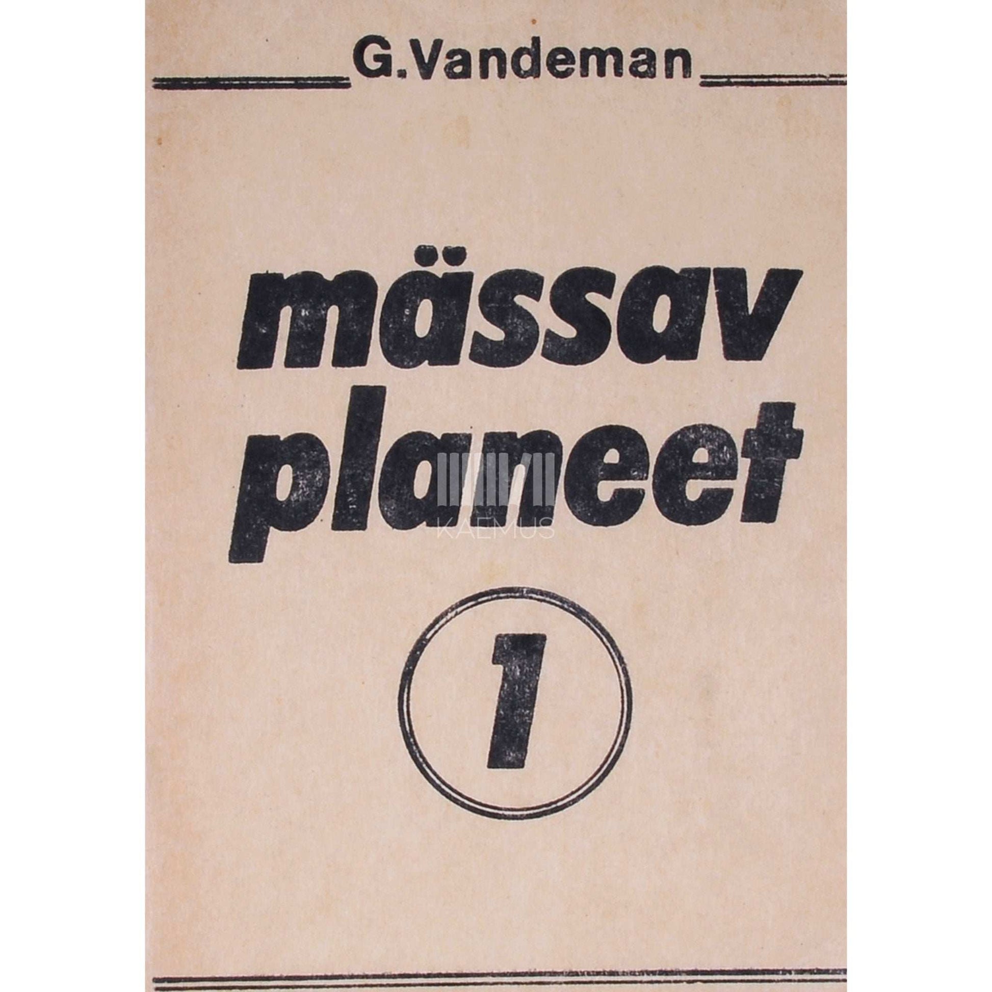 George E. Vandeman - Mässav planeet 1. osa