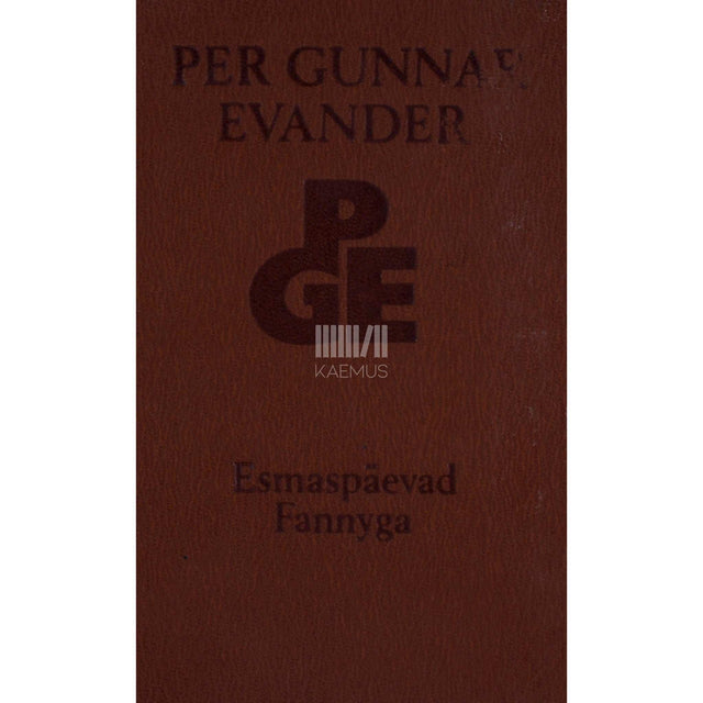 Per Gunnar Evander - Esmaspäevad Fannyga