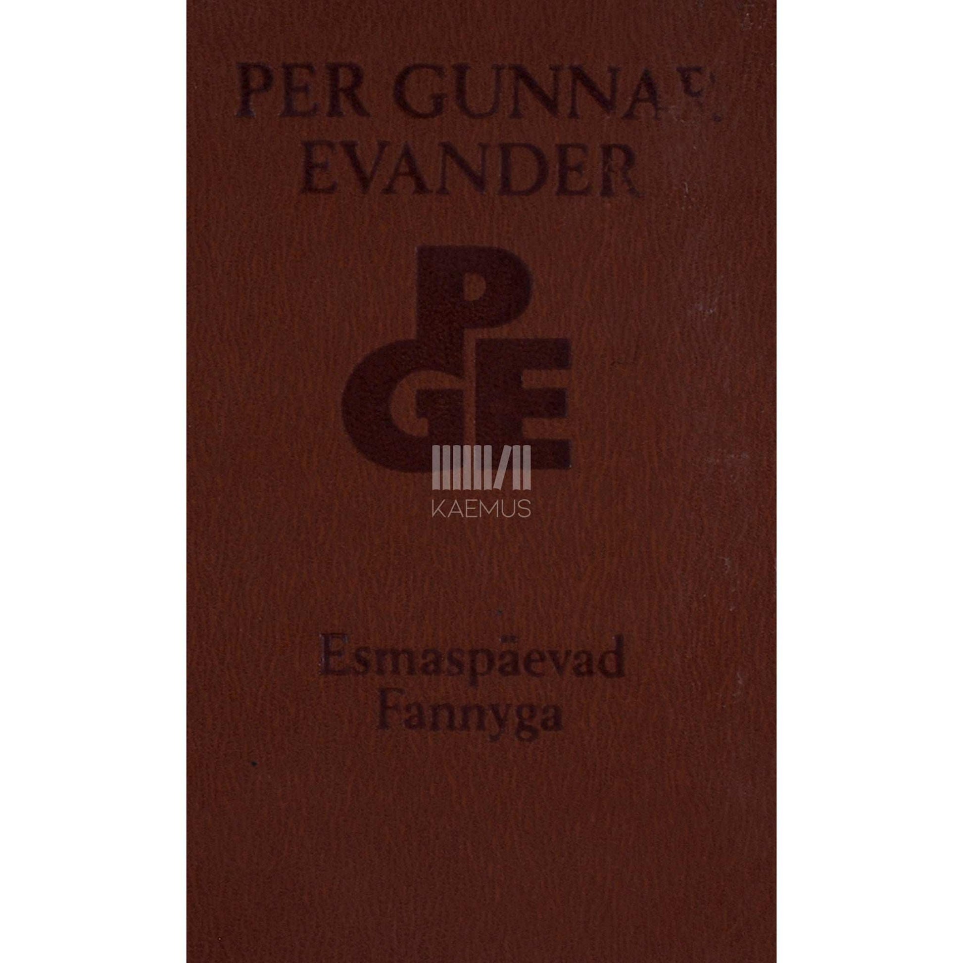 Per Gunnar Evander - Esmaspäevad Fannyga
