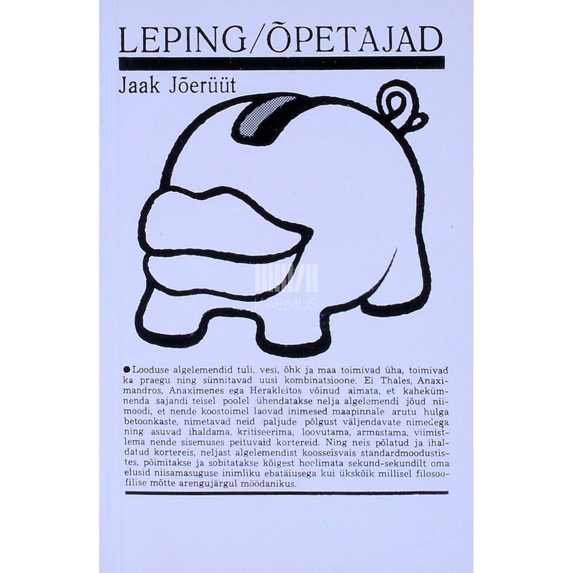 Jaak Jõerüüt - Leping. Õpetajad