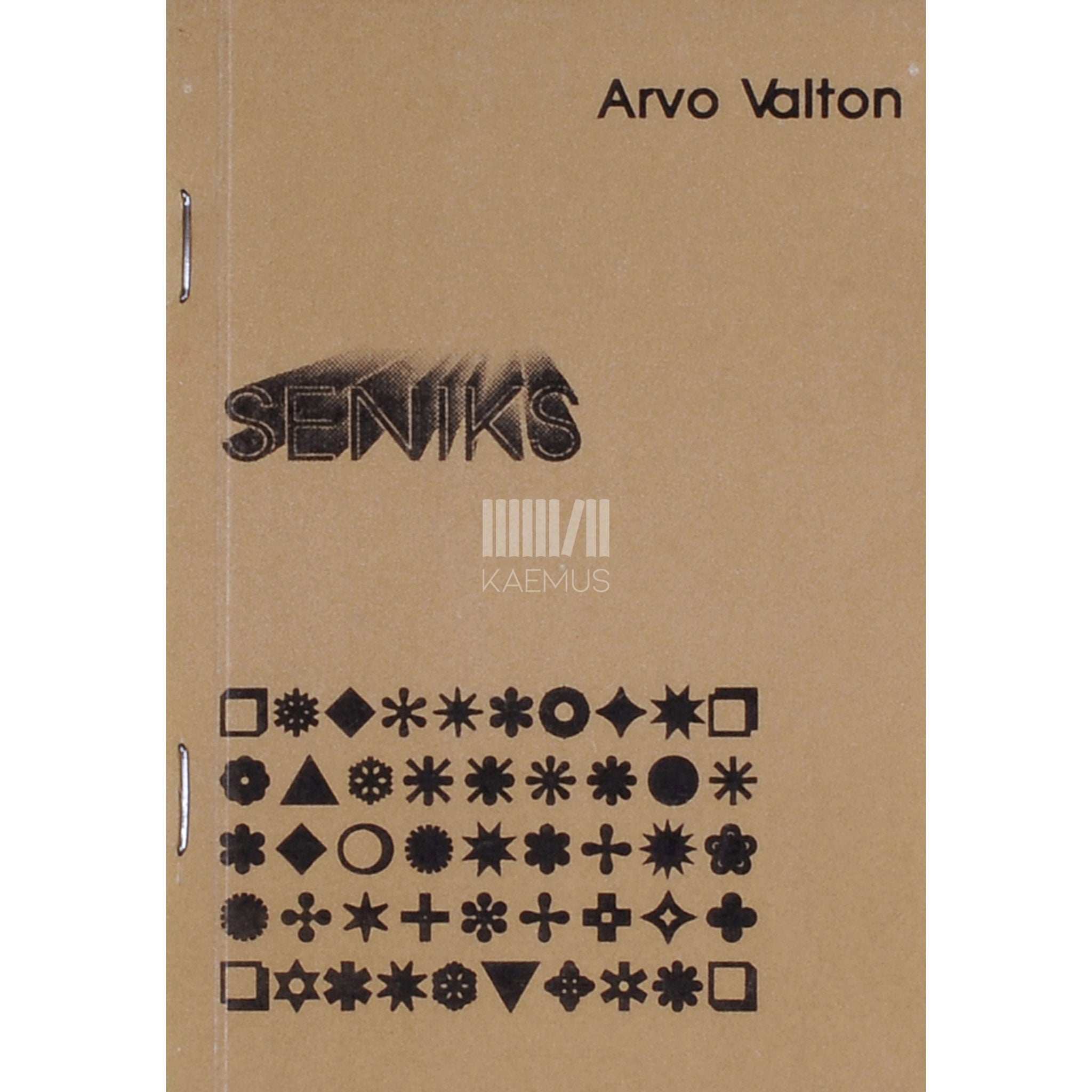 Arvo Valton Seniks. Luulet 1990. suvest