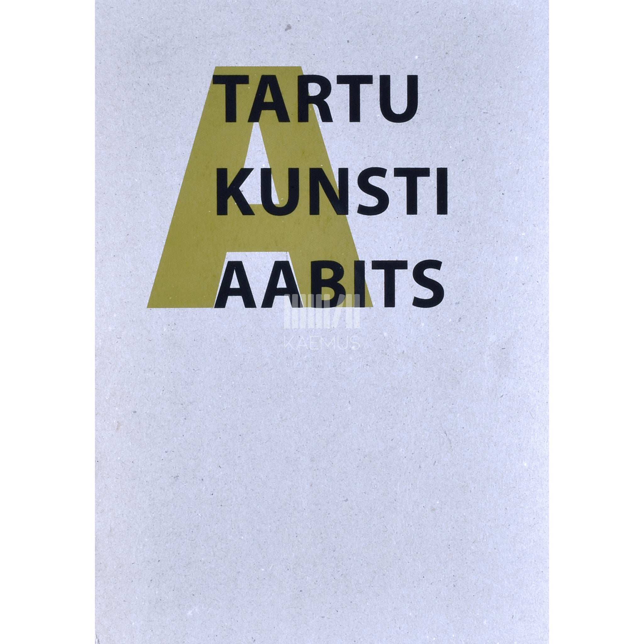 ... Tartu kunsti aabits