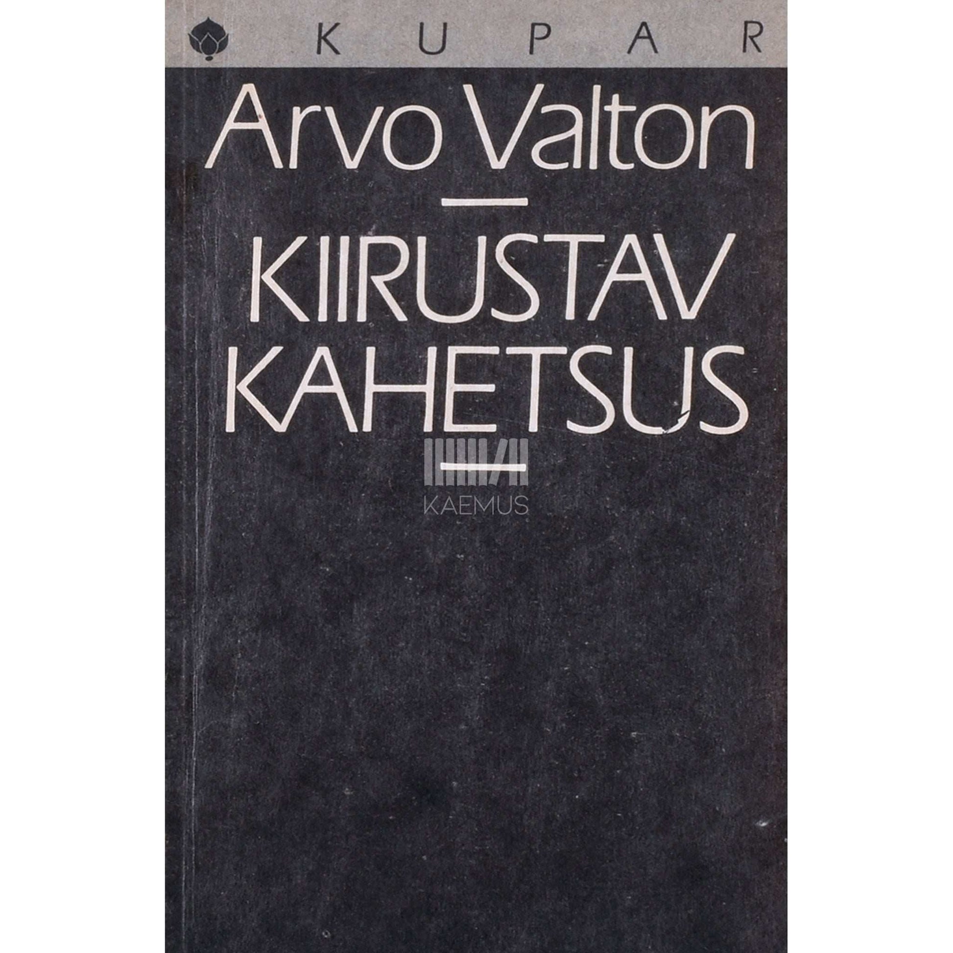 Arvo Valton - Kiirustav kahetsus. Mõtteteri