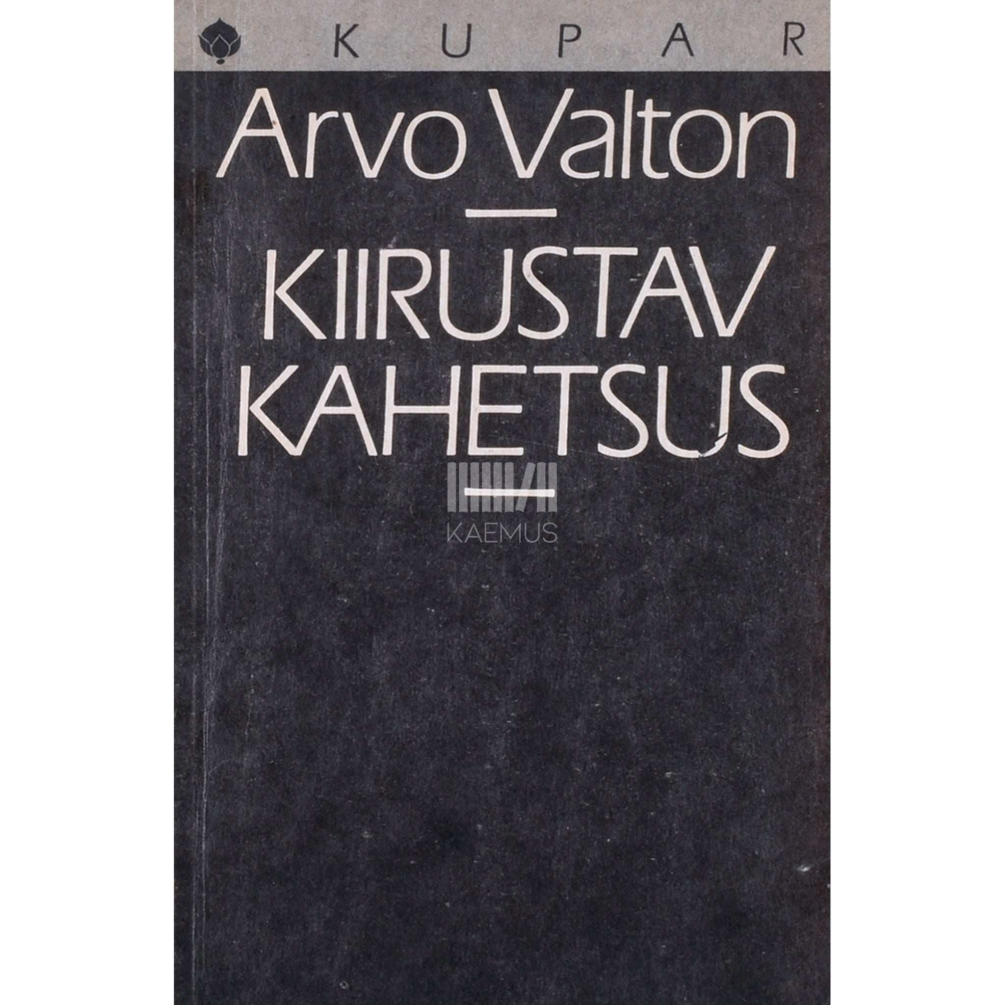 Arvo Valton Kiirustav kahetsus. Mõtteteri