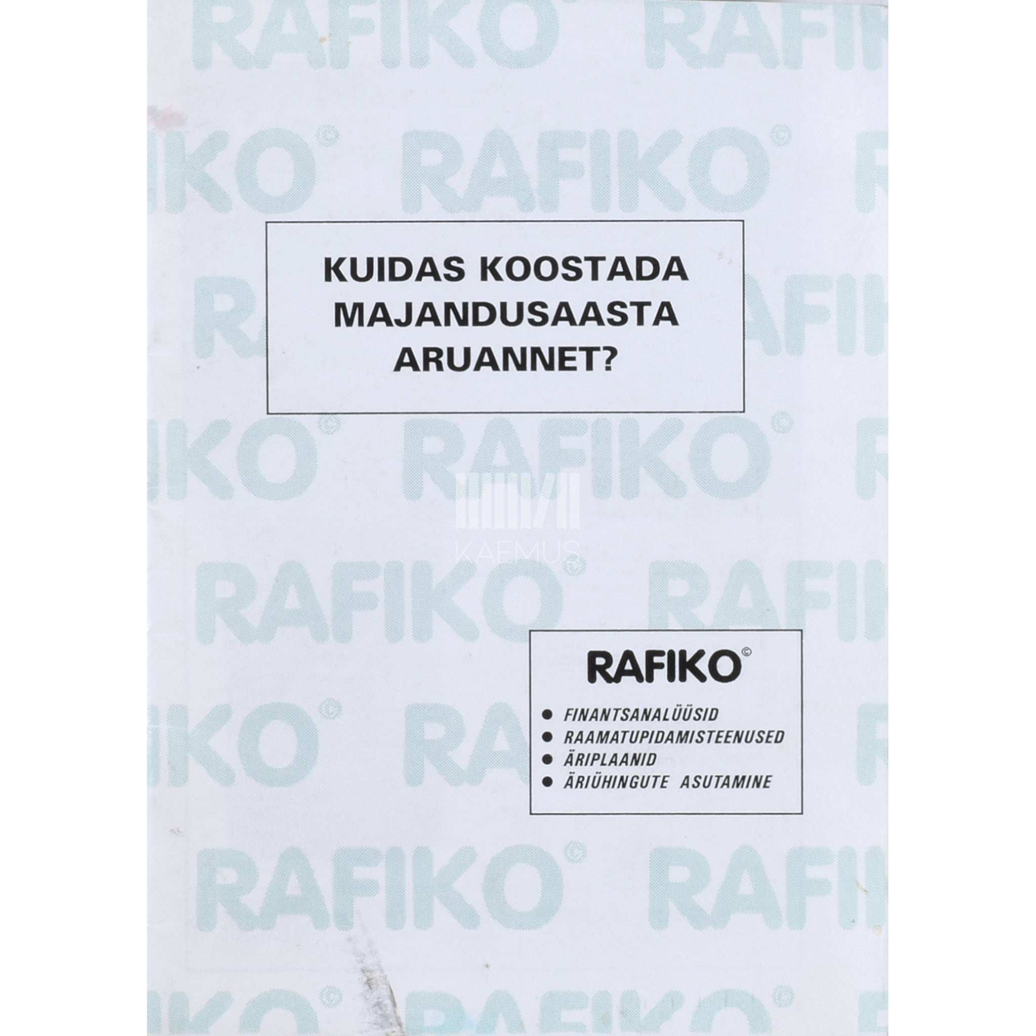 ... Kuidas koostada majandusaasta aruannet?