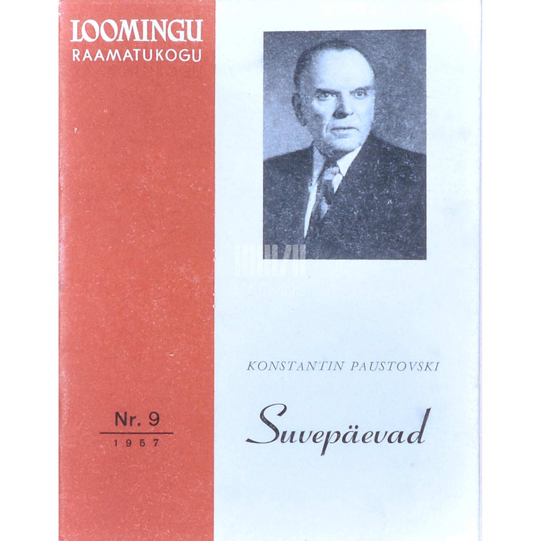 Konstantin Paustovski Suvepäevad ja teisi novelle