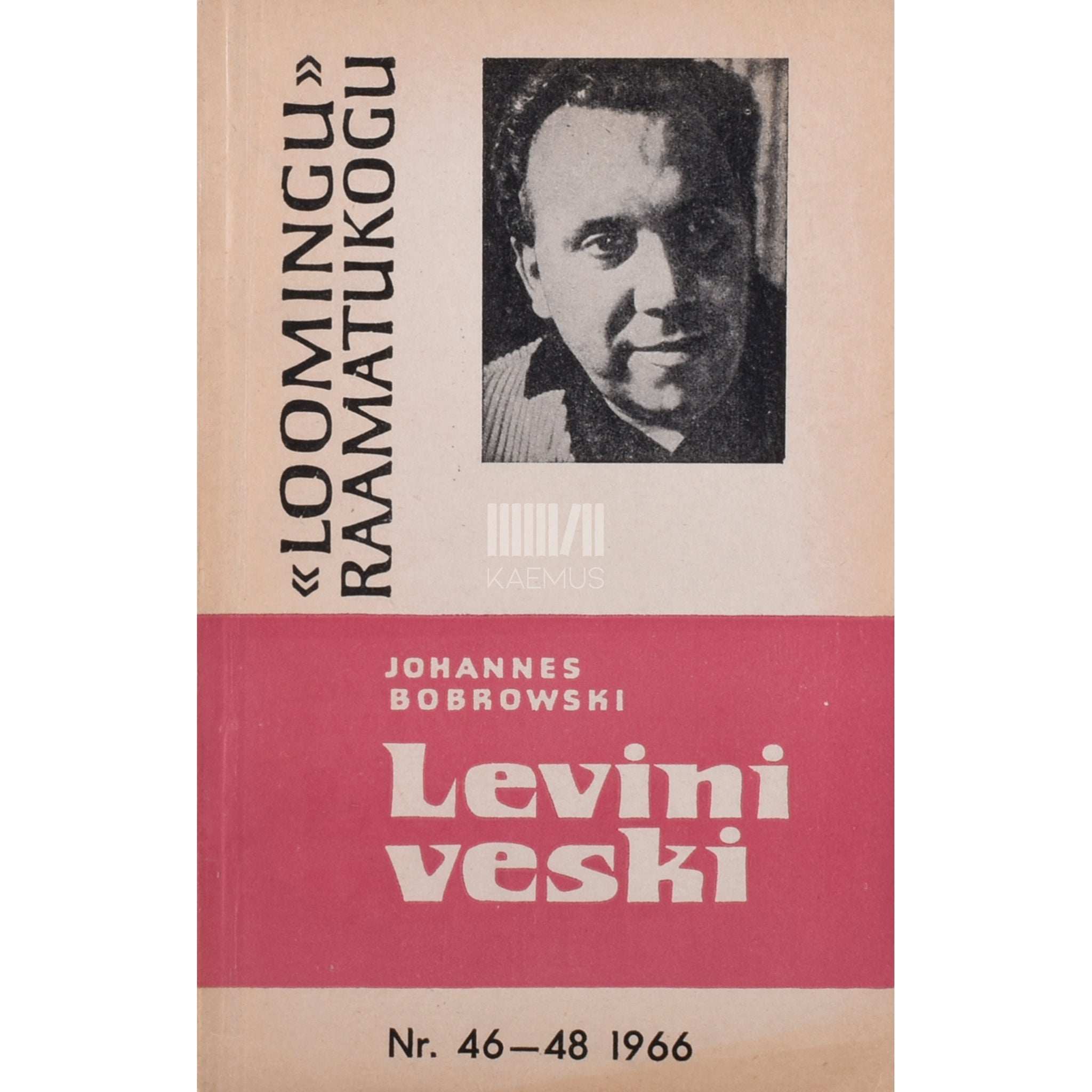 Johannes Bobrowski Levini veski. 34 lauset minu vanaisa kohta
