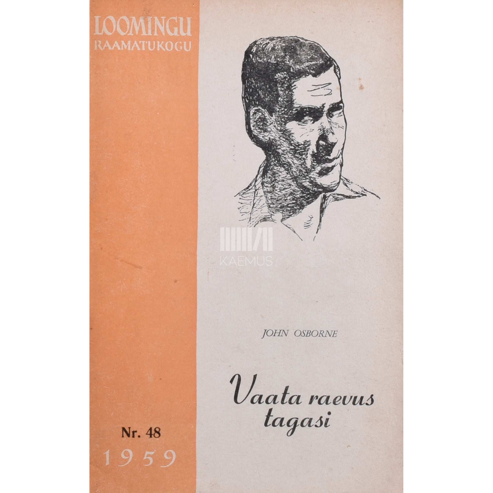 John Osborne Vaata raevus tagasi. Näidend kolmes vaatuses