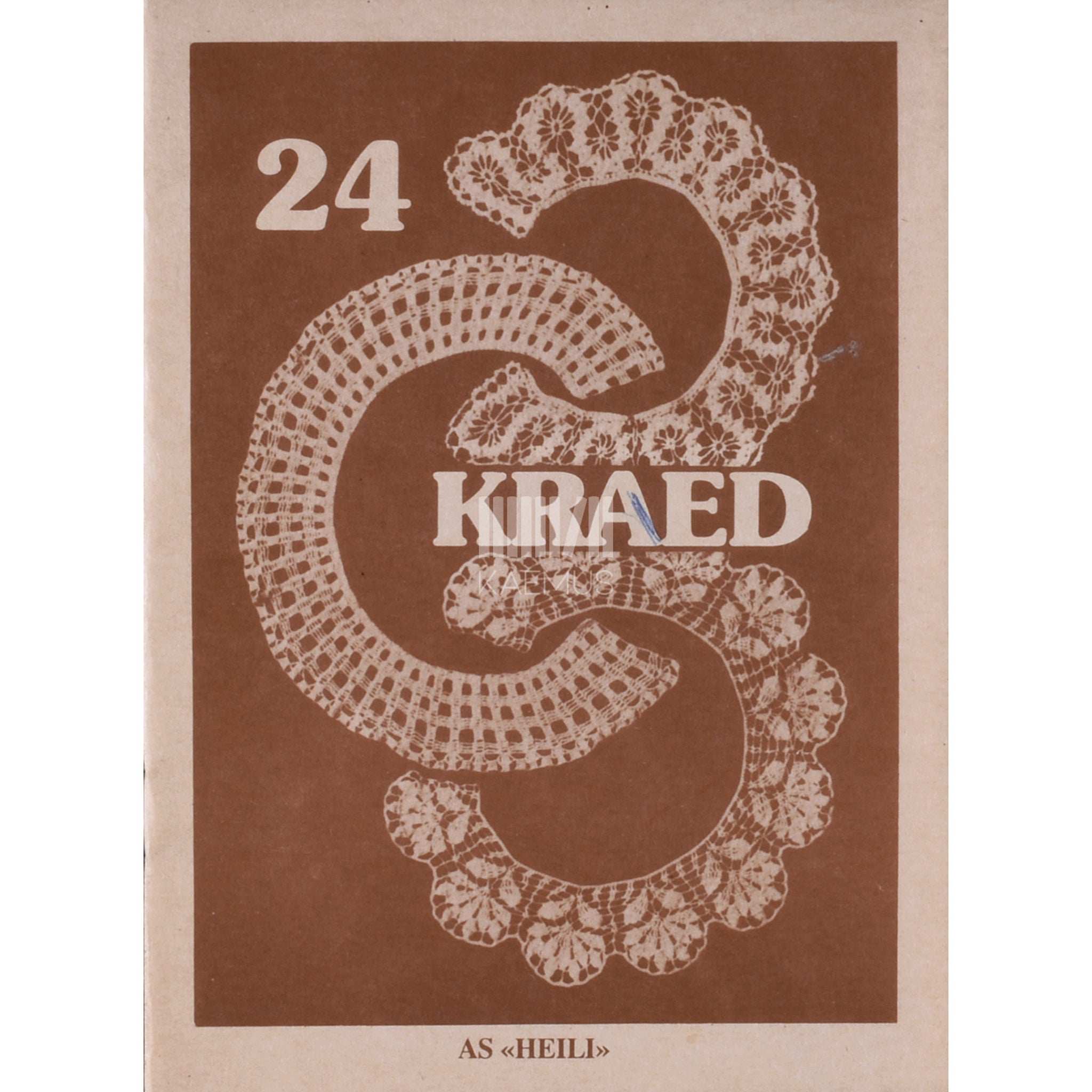 ... 24 kraed. Kootud, heegeldatud ja tikitud kraed