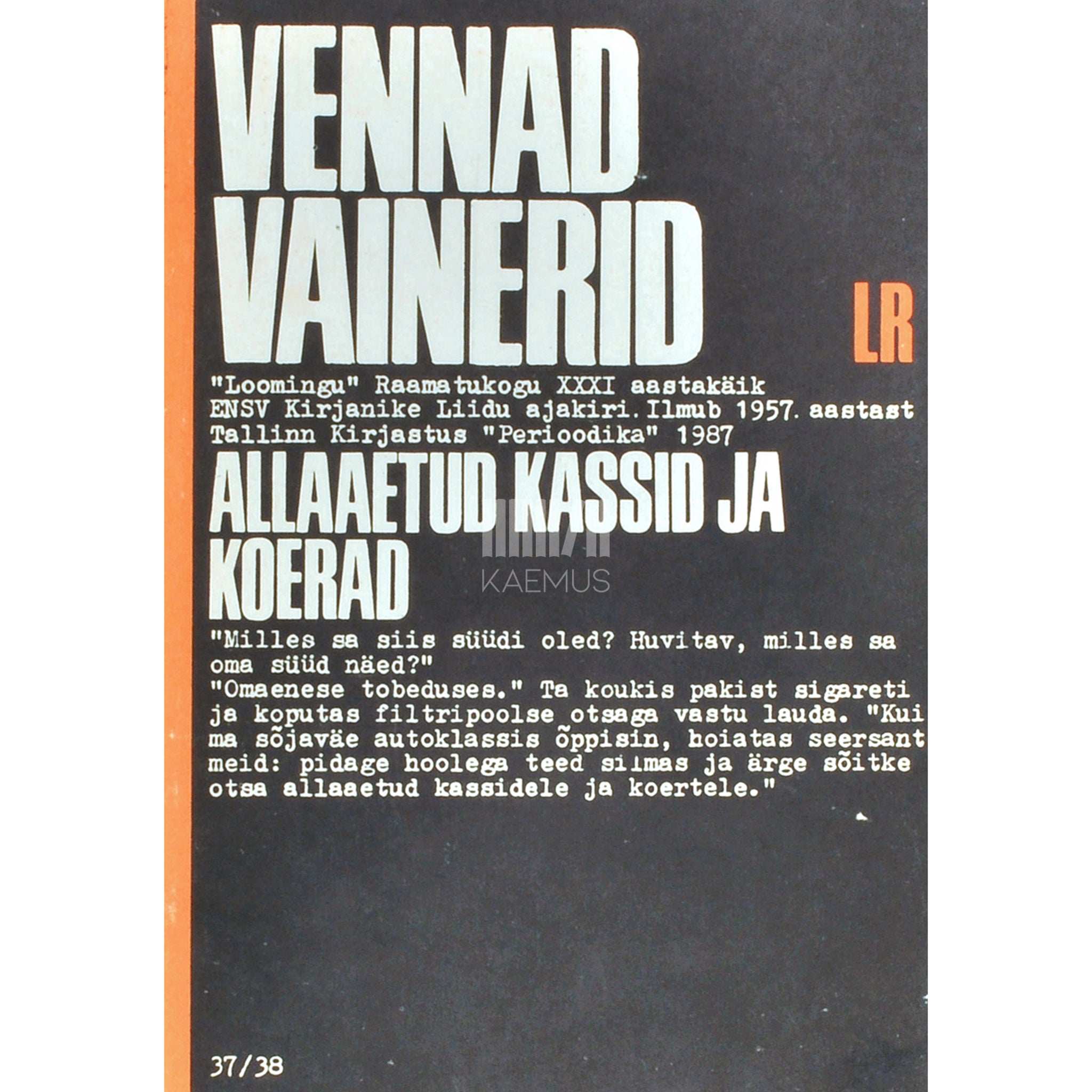 Arkadi Vainer Allaaetud kassid ja koerad