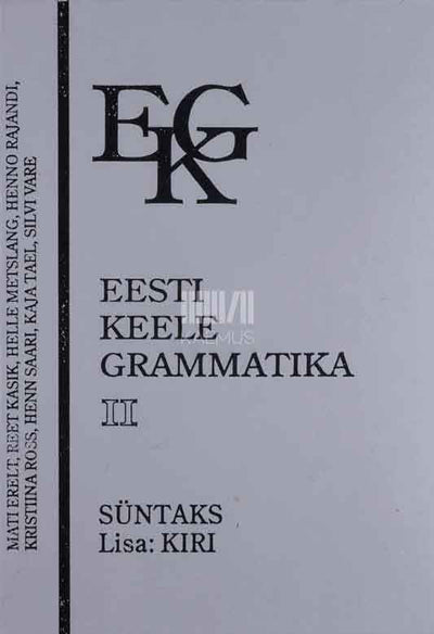 Eesti keele grammatika. Süntaks 2. osa - Kaemus