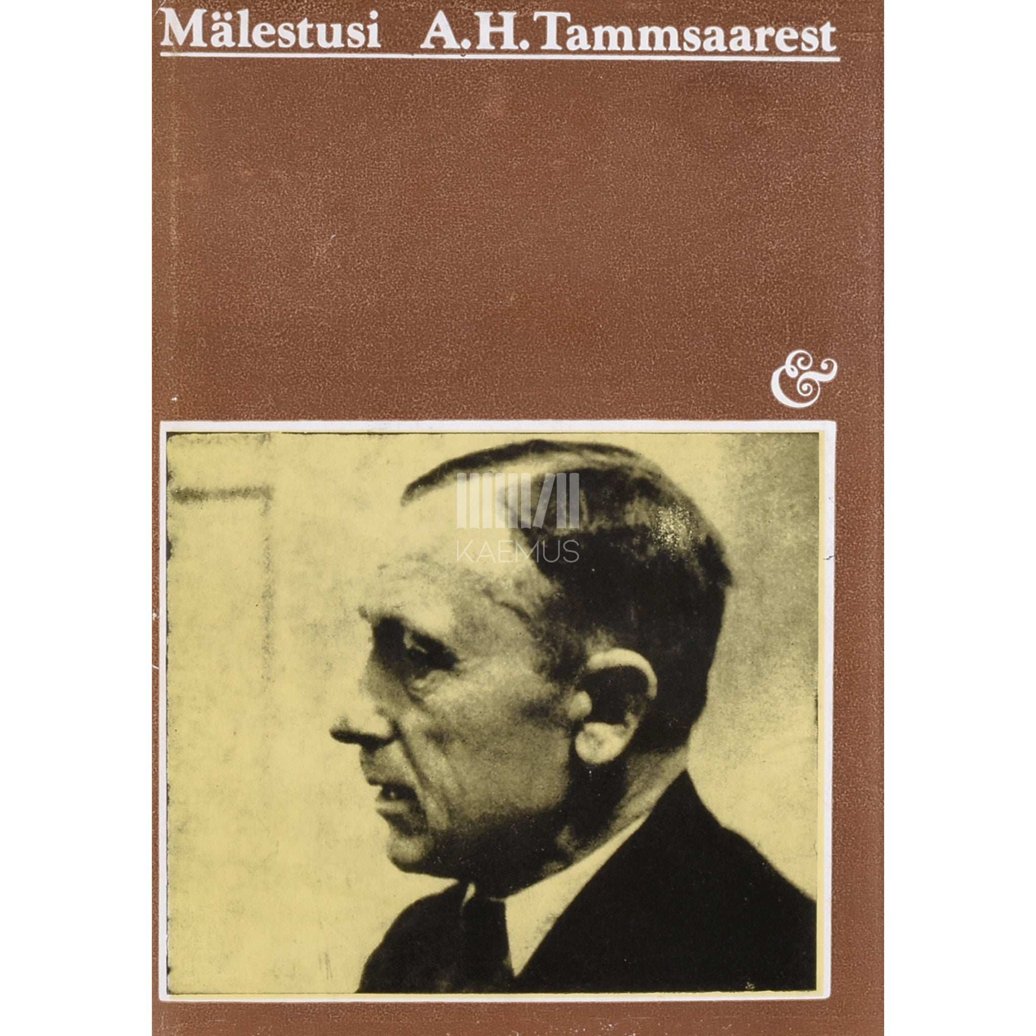 Eerik Teder Mälestusi A. H. Tammsaarest