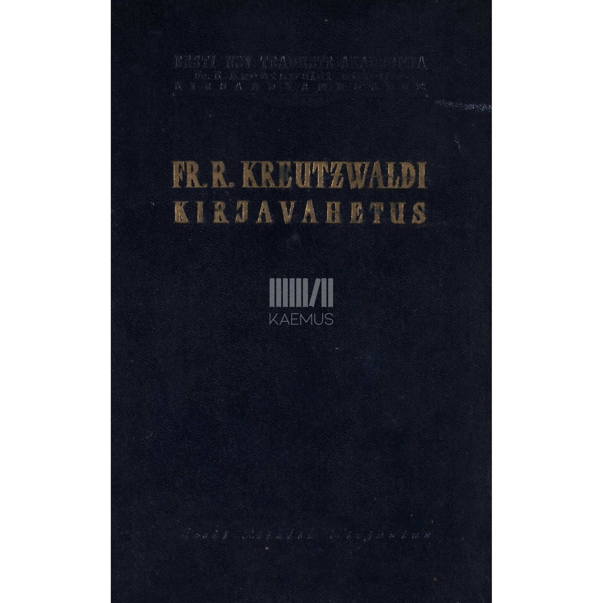 Friedrich Reinhold Kreutzwald Kirjad G. Schultz-Bertramile ja teistele. 1859-1874